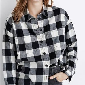 Madewell Shirt-Jacket in Buffalo Check